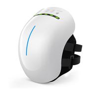 Masseur de genou avec chaleur, vibration et lumière rouge, 3 niveaux de chauffage, 5 modes de vibration, 4 modes de massage, nœuds en silicone 3D, portable sans fil avec écran tactile LED, cadeaux