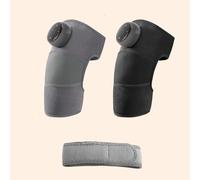 Masseur de genou chauffant avec charge sans fil et vibration, 5 modes de chauffage et 5 modes de massage, soulage la douleur de l'arthrite du genou et la fatigue musculaire, convient à tout le monde