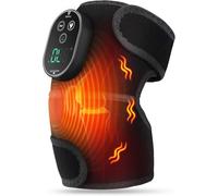 Masseur de genou chauffant sans fil, genouillère chauffante réglable pour genou, épaule, coude, éligible FSA HSA, chauffe-genoux chauffants rechargeables, coussin chauffant 3 en 1 avec 3 modes de