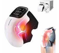 Masseur de genou électrique, Kneemedy - Appareil de soulagement de la douleur au genou naturel, grand écran LED sans fil Massage intelligent du genou rechargeable, réduction de la douleur des