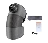 Masseur de genou réglable - Appareil intelligent, masseur de genou portable, design pliable, paramètres à plusieurs niveaux avec sangles sécurisées | Parfait pour les personnes âgées, les athlètes