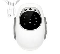 Masseur de genou sans fil - 3 niveaux électrique, écran LED, bande chauffante, masseur avec vibration réglable et chaleur | pour grand-père, papa, maman, personnes âgées pour se détendre et confor