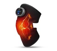 Masseur de Genou Sans Fil, Masseur du Knee avec Chauffage et Vibration, pour l'Arthrite, Gonflement, Tension, Étirement Ligamentaire, Blessure Musculaire