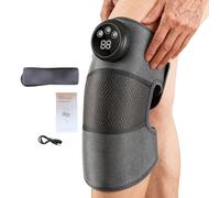 Masseur De Genou - Système Thérapeutique Rechargeable, Support Articulaire À Manchette De Compression Oscillante, Rotule Portable Et Appareil De Soulagement, Enveloppe Vibrante À Contrôle Intelligent