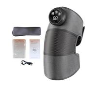Masseur de genoux - Chauffe-genoux rechargeable de 1800 mAh, dispositif de contrôle intelligent pliable avec sangles réglables à 5 niveaux | Masseur de genou portable | pour familiare