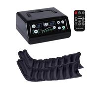 Masseur De Jambe À Compression D'air À 8 Cavités, Masseur Chauffant Pour Genou Et Pied À Coussin D'air Électrique, Pour Le Gonflement De La Circulation Du Lymphœdème, Détend Le Soulagement