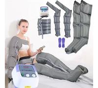 Masseur De Jambe À Drainage Lymphatique, Bottes Pressothérapie, 6 Chambres Appareil de Massage à Compression d'air, Le Soulagement De La Douleur Et La Relaxation, 2 legs+2 arm+1 waist