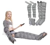 Masseur De Jambes À 6 Cavités - Bottes De Récupération Par Compression D'air Traitement Du Lymphœdème, Masseur Électrique À Compression D'air(Grey,Two Legs+Two Arms+Waist)