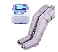 Masseur de jambes à 6 cavités pour drainage lymphatique, bottes de compression d'air pour améliorer la circulation sanguine et soulager la fatigue des jambes, idéales pour un usage domestique