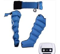 Masseur De Jambes À 6 Chambres For Drainage Lymphatique, Appareil De Massage Électrique À Compression D'air For Les Bras Jambes Et Taille Enveloppant Les Chevilles(Blue,2Legs+2Arms+Waist)