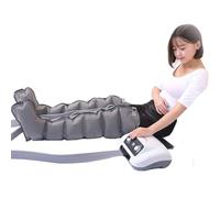 Masseur De Jambes À Compression D'air À 6 Cavités, Bottes De Massage Électriques For Les Jambes, Thérapie De Drainage Lymphatique Et De Circulation, Détend Les Muscles