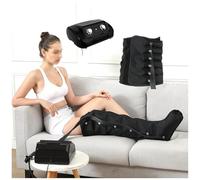 Masseur de jambes à compression d'air pour la circulation, bottes de compression et enveloppements de bras, machine de massage, soulagement de la douleur et relaxation pour les jambes et la taille