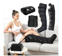 Masseur de jambes à compression d'air pour la circulation, bottes de compression et enveloppements de bras, machine de massage, soulagement de la douleur et relaxation pour les jambes et la taille