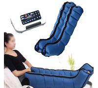 Masseur de Jambes à Drainage lymphatique, Bottes de Compression d'air électriques à 6/4 cavités, Masseur pour la Circulation, Bras, Jambes, Taille, Pieds, Chevilles, Mollets, Machine de Massage,