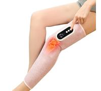 Masseur de Jambes avec Chaleur et Pressothérapie,Sans Fil Massage Jambes,Massage par Compression Air,3 Modes et 3 Intensités,pour Circulation Sanguine, Soulagement des Douleurs （Rose Individuel）