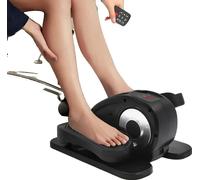 Masseur de jambes électrique, 5 vitesses réglables, télécommande, fonctionnement silencieux, argenté