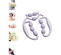 Masseur de Jambes en Cellulite, 9 Roues Rouleau pour Relaxer la Cellulite Musculaire, Pinces circulaires pour les Coudes