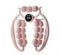 Masseur de jambes et d'entraînement pelvien léger avec technologie 3D Floating Point pour tonifier les cuisses et soulager les points douloureux (A-Rose)