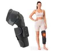 Masseur de Jambes Sans Fil, Appareil de Massage des Mollets avec 3 Températures (40°C 50°C 60°C) et Airbag 360°, 3 Pressions, 3 Intensités, Minuterie 20 Min, Massage Jambe pour Sportifs et Seniors