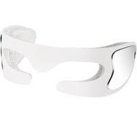 Masseur de lumière pour les yeux - Appareil chauffant vibrant anti-âge, 36 lumières LED infrarouges rouges, sangle élastique, portable rechargeable par USB, pour cernes, gonflements, soulager la