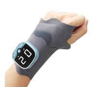 Masseur de mains chauffant - Sans fil de 14,57 x 3,43 pouces | Thérapie manuelle réglable - Tissu de yoga en cuir conducteur ABS 5 modes 3 vitesses Minuteur de 20 minutes pour J