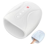 Masseur de mains électrique sans fil à 6 modes et 3 niveaux, avec fonction chauffante et compression, pour soulager l'arthrite le syndrome du canal carpien (femmes hommes).