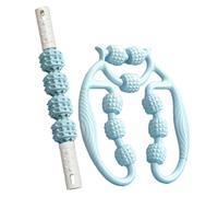 Masseur De Mollet Avec Pince à Anneau, DéTend Les Muscles Et Remodele De Belles Jambes,Enveloppement Circulaire à 360 DegréS, Massage En Profondeur Des Muscles Des Jambes (BLUE)