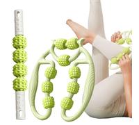 Masseur De Mollet Avec Pince à Anneau, DéTend Les Muscles Et Remodele De Belles Jambes,Enveloppement Circulaire à 360 DegréS, Massage En Profondeur Des Muscles Des Jambes (GREEN)