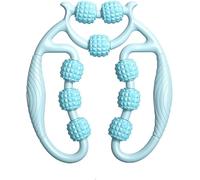 Masseur De Mollet for Women Men, Upgraded Calf Massager 10x11" Annular EVA & PP Leg/Arm Massager, for Relaxing & Shaping Leg, Neck & Arm Muscles (Bleu)