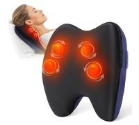 Masseur de nuque avec chaleur, appareil de massage Shiatsu 3D, coussin de massage pour le cou, les épaules, les maux de dos