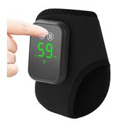 Masseur de pieds apaisant, attelle de cheville chauffante, chauffe-mollet de 8,66 x 6,69 pouces avec thérapie, coussin de soutien du genou confortable, coussin de spa de relaxation avec un design doux