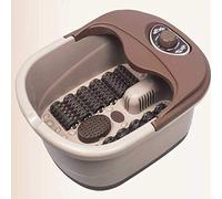 Masseur de pieds - Bain de pieds avec chaleur - Pédicure thérapeutique infrarouge - 12 rouleaux de massage - Seau de bassin électrique - A (A) pour rechercher le bonheur