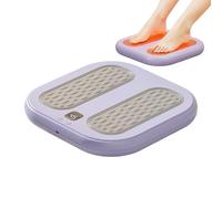 Masseur de pieds chauffant avec 3 vibrations et chaleur Chauffe-pieds électrique avec vibrations pour intérieur, hiver, maison, bureau, camping, salon, chambre