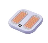 Masseur de pieds chauffant électrique, masseur de pieds chauffant pour la maison, le bureau, coussin chauffant portable, 3 niveaux de vibration, accessoire confortable d'hiver pour chambre à coucher