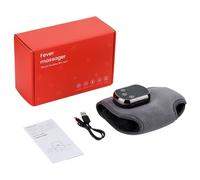 Masseur de pieds électrique - Chauffe-pieds alimenté par batterie, attelle chauffante USB | 3 modes de vibration coussin de cheville, outils de massage rechargeables pour l'inconfort, thérapie de la
