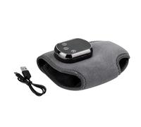 Masseur de pieds électrique - Enveloppement de cheville chauffant, vibration à 3 vitesses avec 5 niveaux de température, thérapie par compression avec réglages réglables, chauffe-pieds, appareil de ma