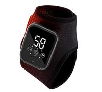 Masseur de pieds et de chevilles | Appareil de massage sans fil, enveloppement chauffant rechargeable de la cheville avec 3 modes et 5 niveaux de chaleur - pour homme et femme - Soin relaxant et