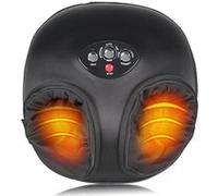 FISHTEC - Masseur de Pieds Électrique Chauffant - Shiatsu et Pressothérapie - 2 Modes et 2 Intensités - Compression d'Air - Soulage Tensions et Douleurs - Tissu Lavable - Appareil Léger et