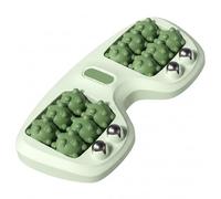 Masseur de pieds griffe de chat rouleau massage des pieds pour jambes, vert, avec tableau points d'acupression