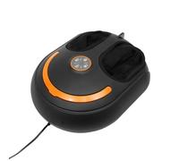 Masseur de pieds intelligent Shiatsu - Appareil de massage polyvalent avec 4 modes de massage, 2 modes de chauffage et 5 intensités pour salon, chambre à coucher, bureau (noir)