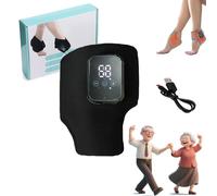 Masseur De Pieds, Masseur électrique 3 En 1, Masseur De Pieds Triple Méthode, Coussin Chauffant Portable Pour Pieds, Massage De Cheville Rechargeable Avec 3 Modes, 5 Niveaux De Chaleur black 1pcs