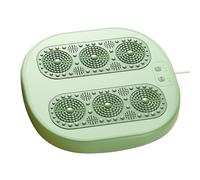 Masseur de pieds par vibration - Dispositif de charge USB avec 3 niveaux | Tabouret de pied avec massage par vibration | Pour famille, hommes, femmes, adultes, chambre intérieure, maison, sous le