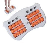 Masseur de pieds portable avec 24 rouleaux pour la douleur de la fasciite plantaire, conception magnétique en PP pour la circulation des pieds, idéal pour la relaxation à la maison ou au bureau Or