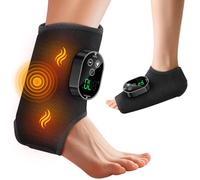 Masseur de pieds sans fil pour neuropathie - 6 niveaux de chaleur et 3 modes de vibration - Appareil de massage pour la voûte plantaire, la cheville et le mollet, pour soulager la douleur et la