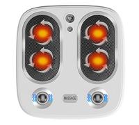 Masseur de Pieds Shiatsu avec Chaleur,Jkevow Appareil de Massage Pieds Électrique 3 Modes et 3 Intensités avec Soulageant Les Douleurs pour La Maison ou Le Bureau