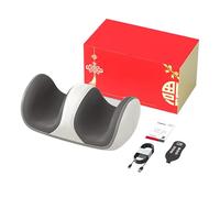 Masseur de pieds Shiatsu, masseur électrique de pieds avec fonction de chauffage 24 W 2000 mAh chaleur infrarouge, massage multi-sites, tête de massage à 20 balles, 2 niveaux de température réglables