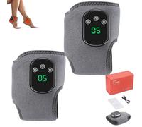 Masseur de pieds Soleva, masseur Naxir Foot Revive 3 en 1, bandage chauffant portable sans fil for chevilles avec 3 modes de vibration et 5 niveaux de chaleur for tendinite d'Achille et fasciite plant