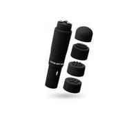 Vibromasseur clitoris glossy kurt pocket massager noir - Profondeur: 55 mm, Rayon: FEMME, Couleur: Noir, Longueur: 220 mm, Largeur: 90 mm