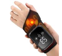 Masseur de poignet électrique chauffant - 44 x 11,8 cm sans fil réglable à 3 niveaux, appareil de bien-être thérapeutique | Travail d'hiver, bureau, sport, spa, récupération post-entraînement, cadeau