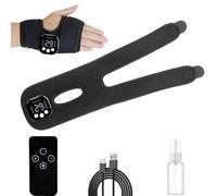Masseur de Poignet, Masseur Chauffant sans fil pour Poignet, 10 Modes, 29 Intensités, Coussin Chauffant de Massage pour la Main, le Genou, le Coude, la Cheville